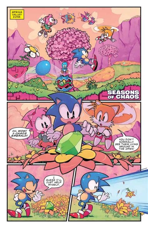 Sneak Peek Idw Publishings Sonic The Hedgehog 30th Anniversary Special Comic Watch