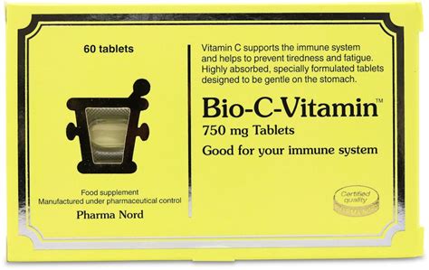 Pharma Nord Bio C Vitamin 750mg 60 Tablets Medino