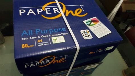 Kertas Hvs Paper One A4 80 Gram Ready Buku And Alat Tulis Alat Tulis