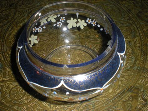 Bohemian Enameled Glass Bowl Collectors Weekly
