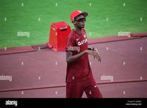 August St Tokyo Japan Mutaz Essa Barshim Of Qatar In Action