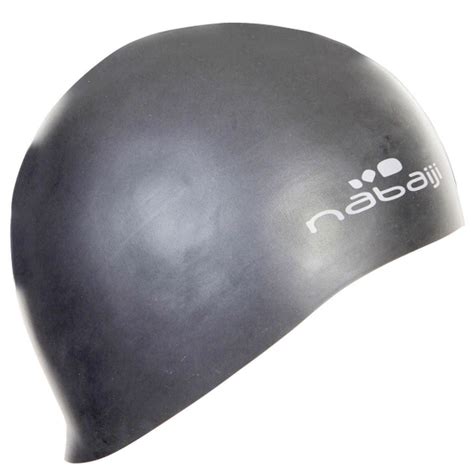 Шапочка для плавания силиконовая тонкая NABAIJI серая DECATHLON ...