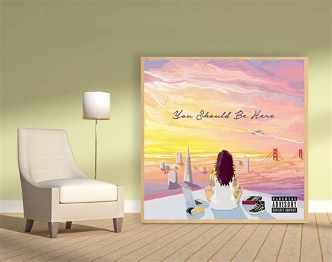 You Should Be Here Kehlani Album Cover Poster Silk Art Etsy