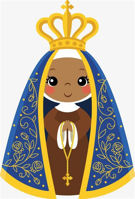 Pin De Rafael Pomaroli Em Arte Cor Nossa Senhora Aparecida Png