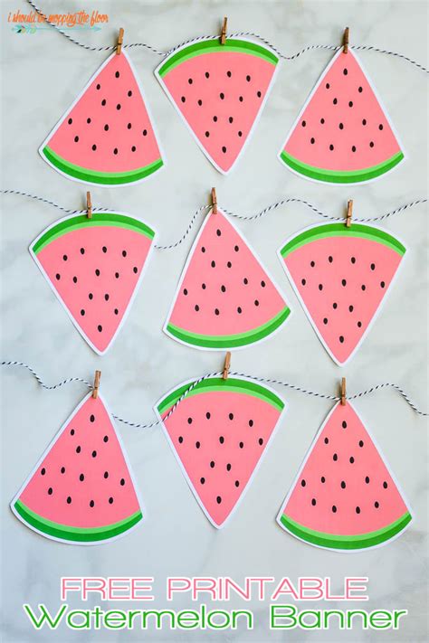 Printable Watermelon Craft Atelier Yuwaciaojp