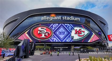 Fans Are Loving Las Vegas Sphere Displaying Its Super Bowl Spirit