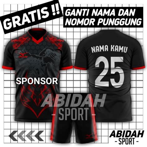 Jual FREEE NAMA NOMOR PUNGGUNG Terbaru Original Baju Bola Futsal Bisa