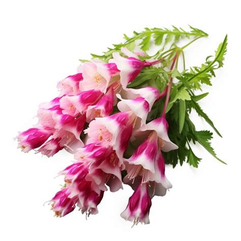 Psd Flor De Fucsia Png Aislada En Un Fondo Transparente Foto Premium