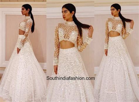 Khushi Kapoor In Manish Malhotra South India Fashion