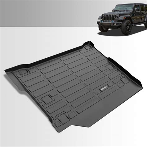 ANBINGO All Weather Cargo Liner For Jeep Wrangler 4XE 2021 2022 2023