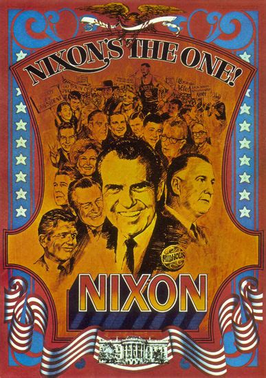 Richard Nixon The One For White House Elections Mad Men Art Vintage