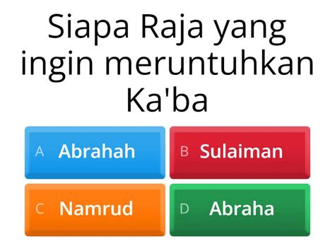 Soal PAI Materi Surah Alfill Quiz