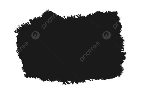 Vector Black Grunge Banner Ink Brush Banner Brush Texture Png And