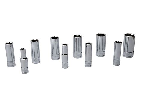 Eastwood 10-Piece Drive SAE Deep Socket Set | Quadratec