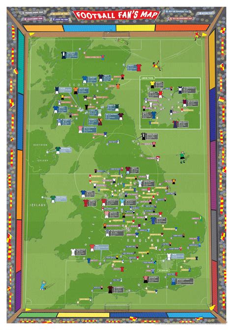 Football Fan's Stadium Map