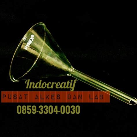 Jual Corong Funnel Glass Kaca Pyrex Dia Mm Laboratorium Kota