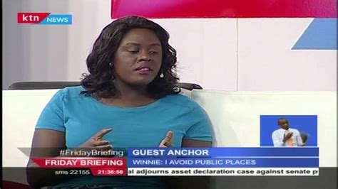 Guest Anchor Raila Odingas Daughter Winnie Odinga Youtube