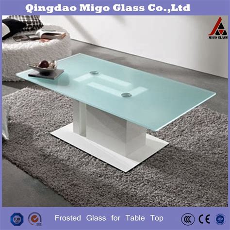 Tempered Glass Meeting Table Frosted Glass For Conference Table Top Frosted Tempered Glass And