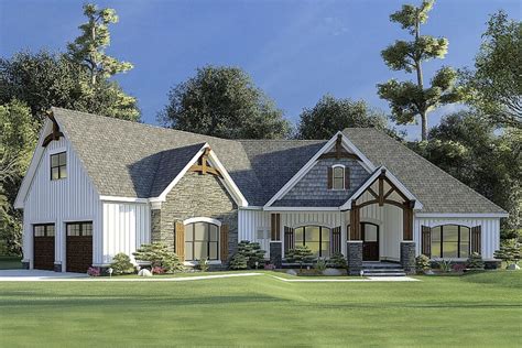 Craftsman Style Meets Mountain Living In Floor Plan With Bonus Room