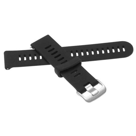 Bracelet De Rechange En Silicone Noir Pour Garmin Forerunner Vhbw