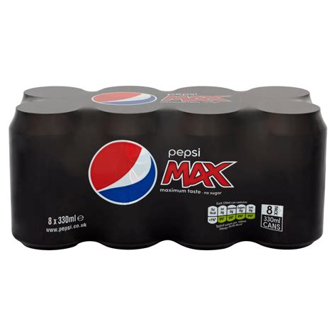 Pepsi Max Cola 8 X 330ml Multipacks Iceland Foods