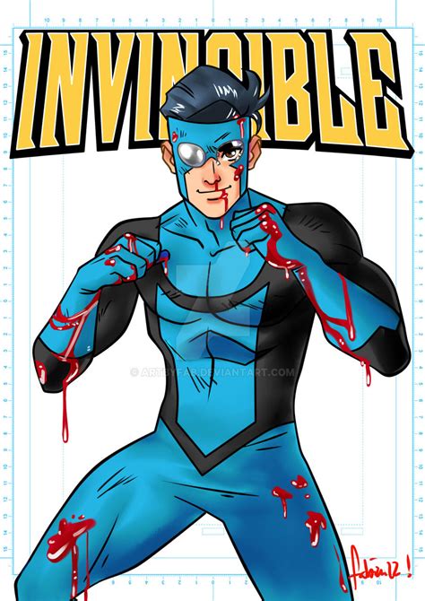 Mark Invincible Blue Costume By Artbyfab On Deviantart