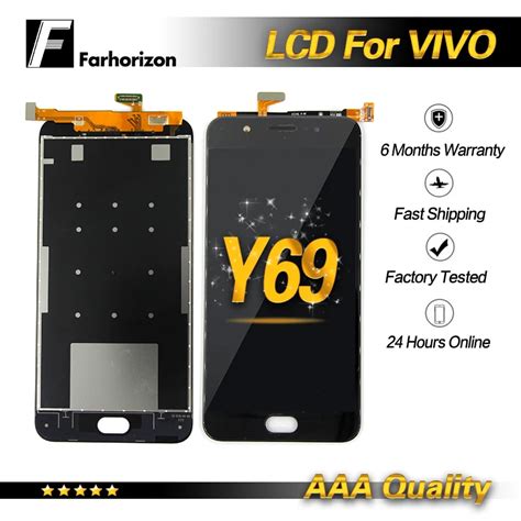 For VIVO Y69 LCD DIsplay Touch Screen Digitizer Assembly Parts For VIVO