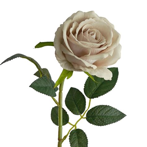 Artificial Rose Velvet Nude 54cm Desflora