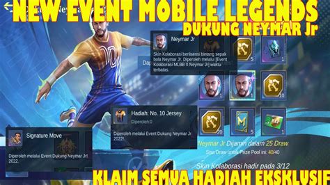 Bocoran Event Skin Kolaborasi Mlbb X Neymar Mobile Legend Youtube