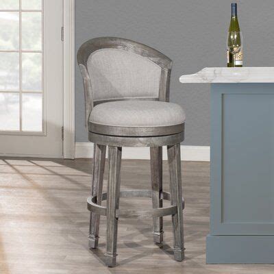 Greyleigh Menifee Swivel Bar Counter Stool Seat Height Bar Stool