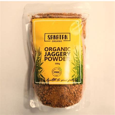 Indian G Organic Jaggery Powder Packaging Type Packet At Rs