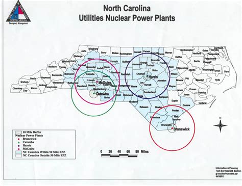 Nuclear Power Plants In Nc Map - Kaleb Watson