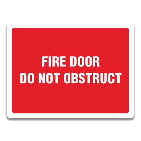 Fire Door Keep Closed Sign Safety Sign And Label