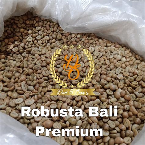 Robusta Bali Premium Green Bean Robusta Royalle Coffe