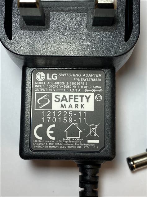 19v 13 Lg Switching Adapter Power Supply For Lg 22m37h Led Monitor Ebay