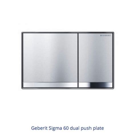 In Wall Cistern Geberit Sigma 60 Dual Flush Push PlateSigma60 Dual