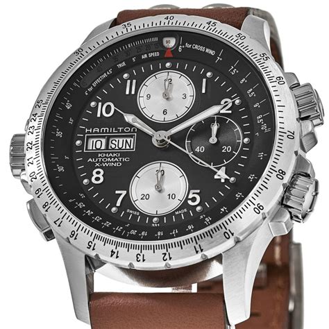 Hamilton Khaki Aviation X Wind Auto Chrono Men S Watch H77616533