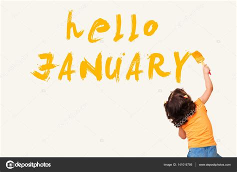 Hello JANUARY Background — Stock Photo © arapix #141016756