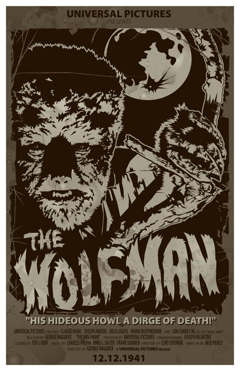 The Wolf Man-1941-Poster by 4gottenlore on DeviantArt