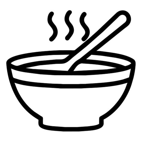 Premium Vector Soup Icon Outline