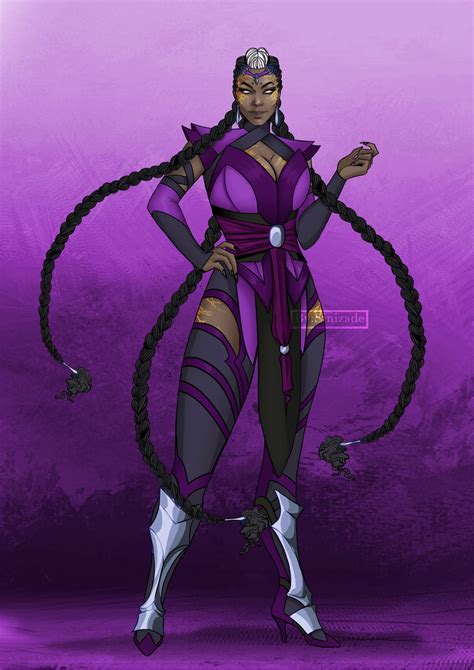 Heres A Drawing Of Angela Basset Playing The Role Of Sindel Artwork By Natallia Igreja R