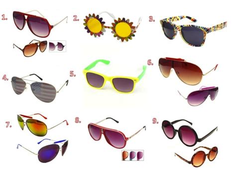 Bohemian Wednesday Funky Shades