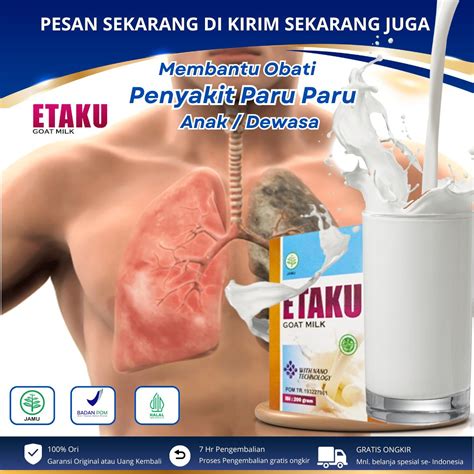 Susu Pembersih Paru Paru Susu Khusus Flek Paru Paru Radang Sesak