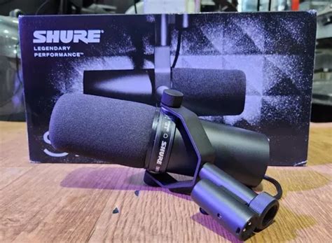 Microfone Shure Sm Sm7b Dinâmico Cardióide Para Podcast Escorrega o Preço