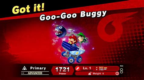 Goo Goo Buggy Super Smash Bros Ultimate Spirit Board Youtube