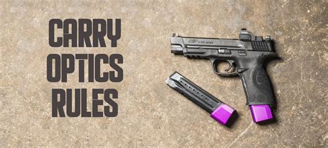 Uspsa Carry Optics Rules What You Need To Know