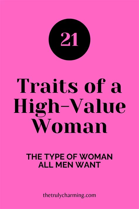 21 Fascinating Traits Of A High Value Woman Artofit