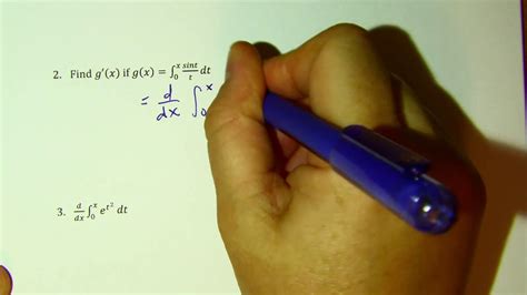 Calc 1 The Fundamental Theorem Of Calculus 5 3 Part 1 Youtube