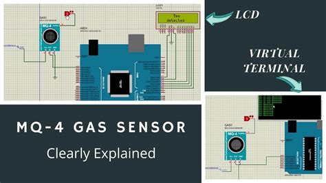 12 Arduino Programming How To Use Gas Sensor Mq 4 In Proteus Using Lcd And Virtual Terminal