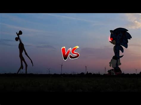 Siren Head Vs Sonic Exe From Sonic The Hedgehog Youtube